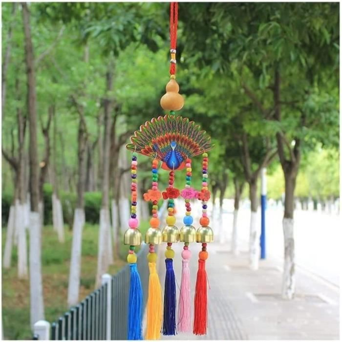 Carillons éoliens De L'arbre, Verre De Plage Vent Carillon Vie Arbre Jardin Suspendu Vent - 8