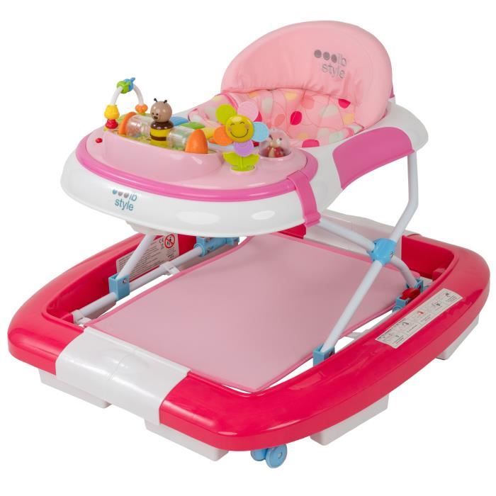 KITCISSL Trotteur Bébé Garçon avec 6 Roues Universelles, Trotteur Bebe  Fille Troteur Marche Bebe pour Bébé avec Plateau, Table Activité Bébé et  Walker Combo, 6-18 Mois (Color : Groen) : : Bébé et Puériculture