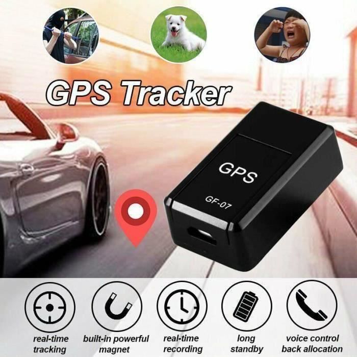 Traceur GPS Magnétique Sans Abonnement 2G - Tracker Voiture, Moto, Enfant, Aimant Puissant, Alarme Géozone