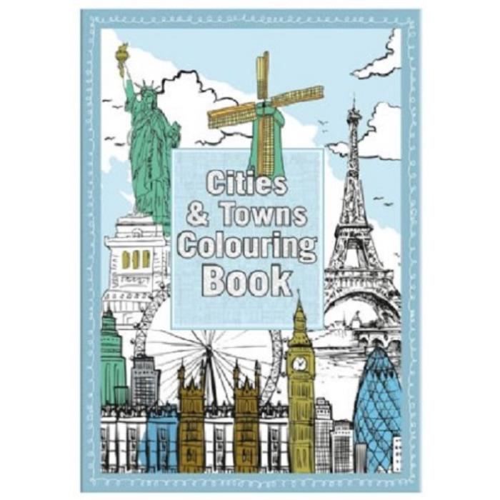 Coloriages Pour Adultes 60 Dessins Anti Stress Villes Monuments Tour Du Monde Achat Vente Livre Parution Pas Cher Cdiscount