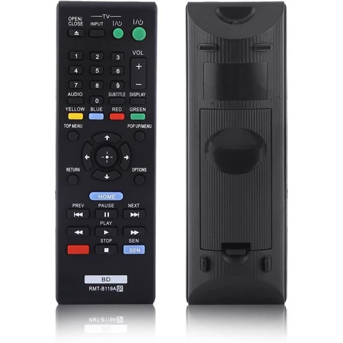 Télécommande Sony RMT-B119P D'origine - Pour Lecteur Blu-ray, Occasion Avec Garantie 6 Mois
