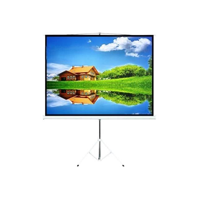 Écran de projection avec trépied Maclean 120 po (305 cm) 4:3 Matte White blanc