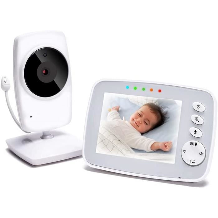 Moniteur Pour Bebe Sans Fil Avec Camera 3 2 Ecrans Vidieo Pour Bebe Avec Vision Nocturne Video Bidirectionnel Bebe Surveillance 12 Cdiscount Puericulture Eveil Bebe