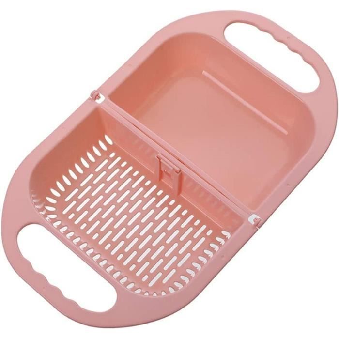 Cuisine Camping Passoire Pliable Silicone Kitchen - Égouttoir Pâtes Légumes | Pliable Économie Place Passoire Pliable évier