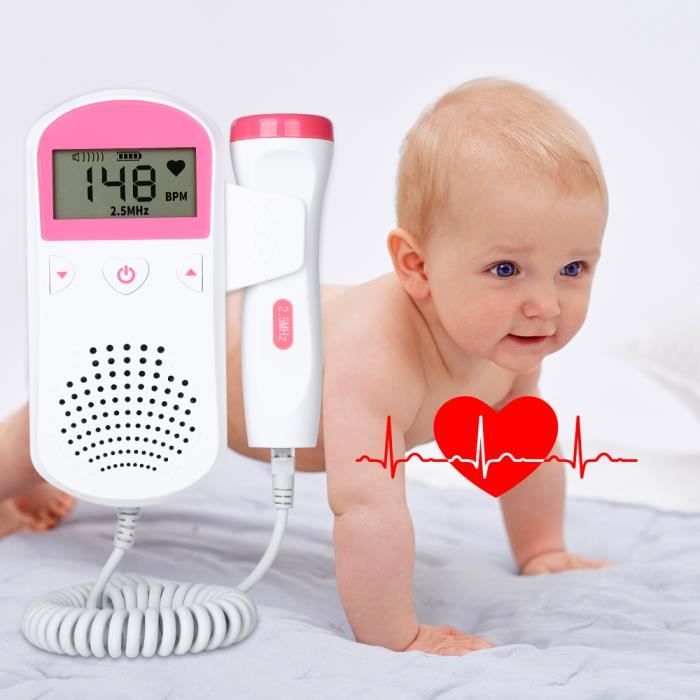 Doppler Fœtal Domestique Heartbeat Detecteur Pour Enregistrement Du Rythme Frequence Cardiaque Fœtale Son Bebe Detecteur Moniteur Cdiscount Bricolage