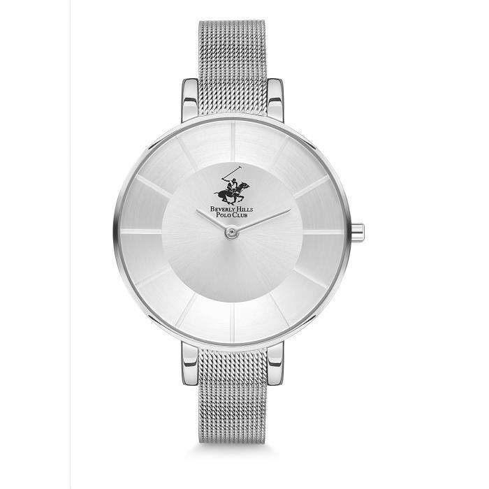 Montre Beverly Hills Polo Club BBH2162-01 - Montre pour Femme 36mm Métal argent Argent