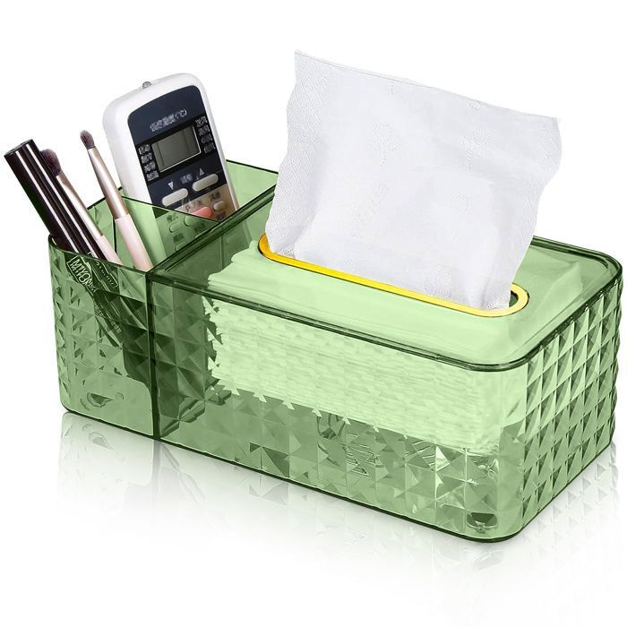 AMIUHOUN Boîte de rangement pour mouchoirs, porte-boîte à mouchoirs