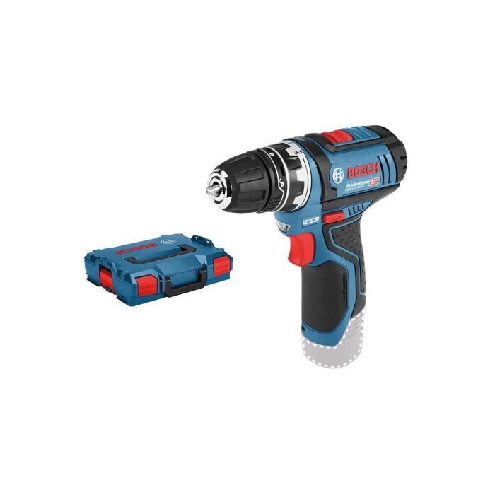 Perceuse-visseuse sans-fil GSR 12V-15FC (sans batterie ni chargeur) en coffret L-Boxx - BOSCH - 0601