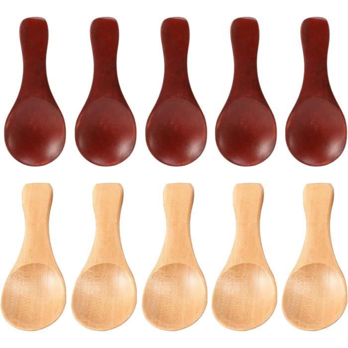 CZWESTC Lot De 400 Mini Cuillères En Bois 7,6cm - Cuillères Dégustation Crème Glacée | Cuillères Jetables échantillons