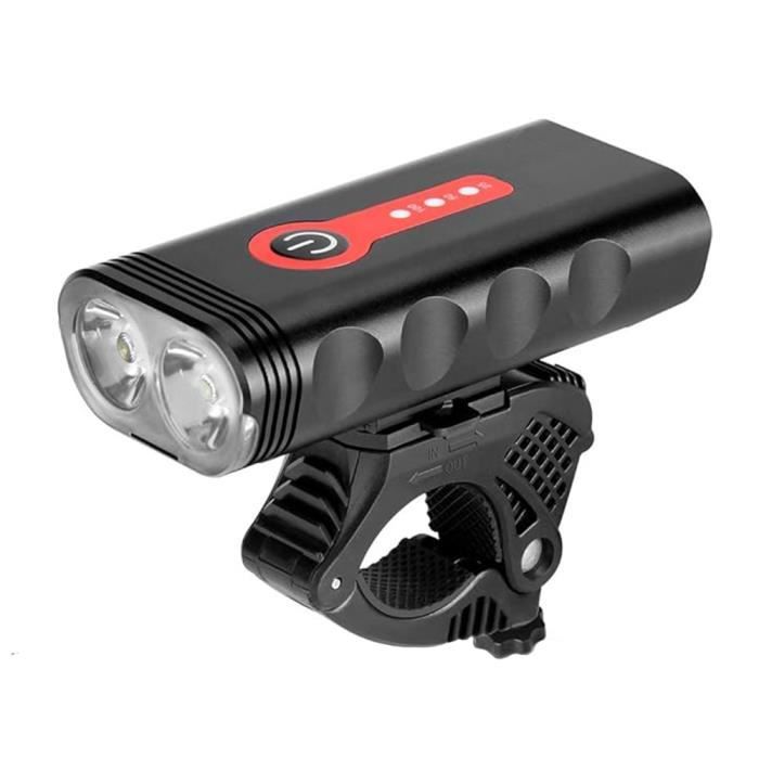 Phare Avant Vélo Rechargeable USB-C - Étanche IPX5, Haute Luminosité, 3 Modes - Parfait Pour Cyclisme Nocturne