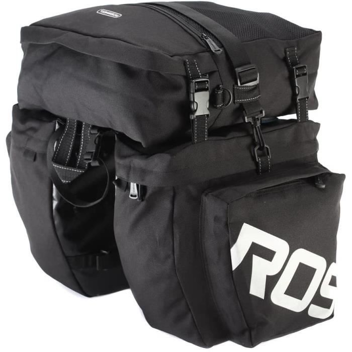 Sac de Cadre Velo 3 en 1 Multifonction Route Seat VTT Sacoche Arrière Tronc