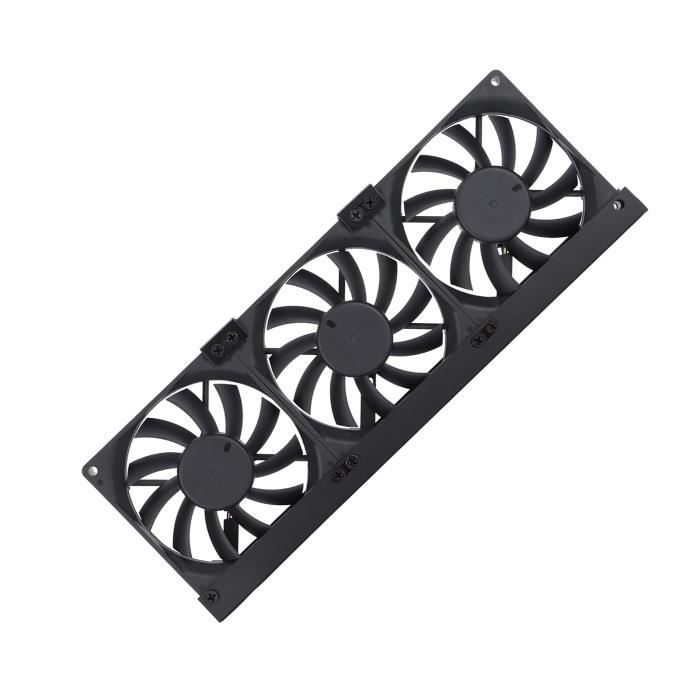 Ventilateur PCI Pour PC - 12V, 2500 Tr/min, 28 CFM - Double Prise 4 Pins - Refroidissement Cartes Graphiques Et Extensions - 11