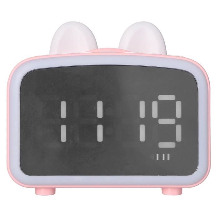 Radio-Réveil Bluetooth 5.0 Multifonction – Double Alarme, Mirroir, Batterie 1200 MAh