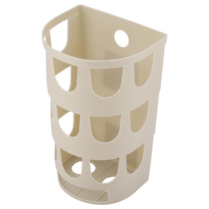 Boîte De Rangement Pour Sacs Poubelle MAGT - Support Murale Blanc Pour Cuisine Ou Salle De Bain