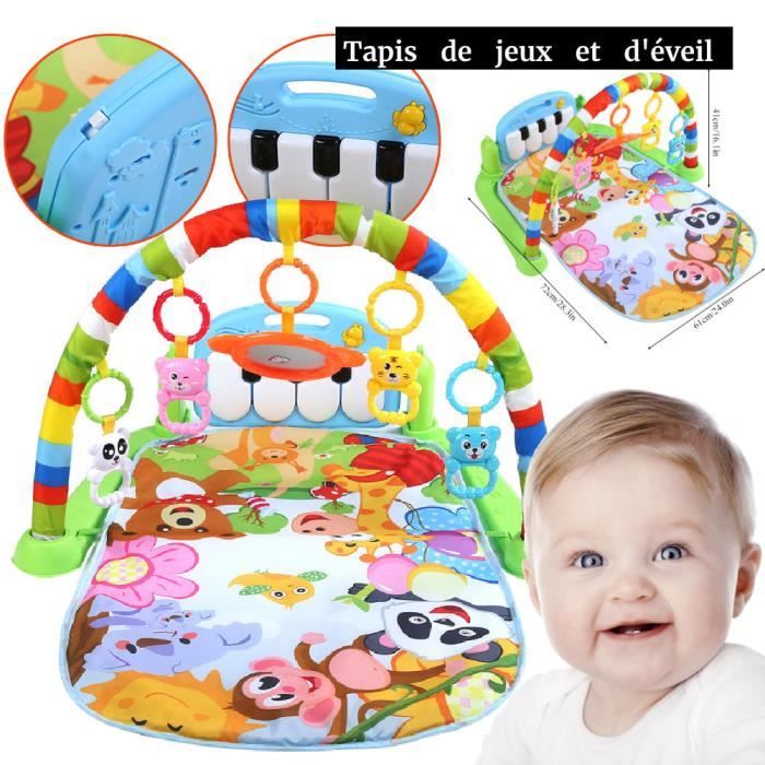 72 61 Cm Tapis D Eveil De Jeux Pour Bebe 0 18 Mois Amovibles Educatif Ces31 Cdiscount Puericulture Eveil Bebe
