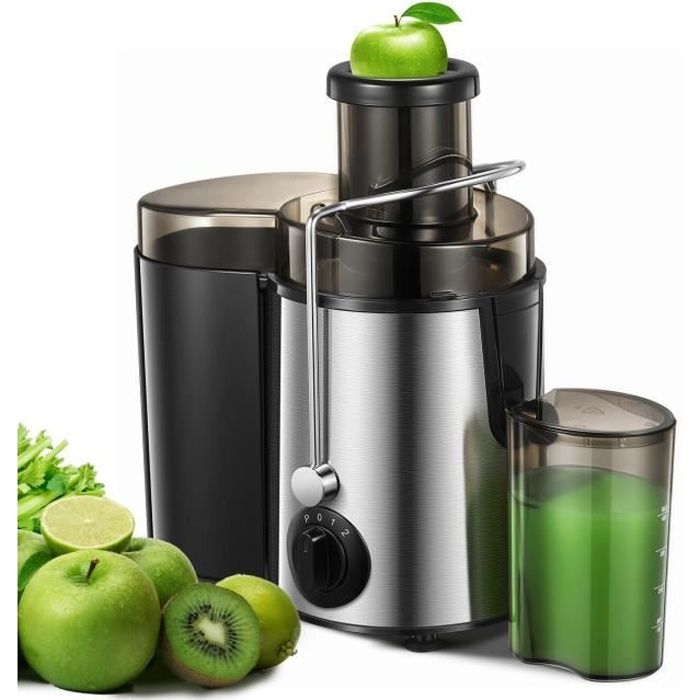 Centrifugeuse - Extracteur de Jus - Fruits et Légumes - 3 Vitesses - Design Anti-goutte - FOHERE - Fohere