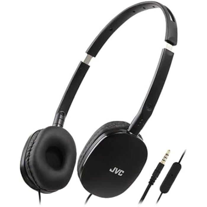 JVC HA S160M B U Casque Léger Série flats avec microphone - vue 2