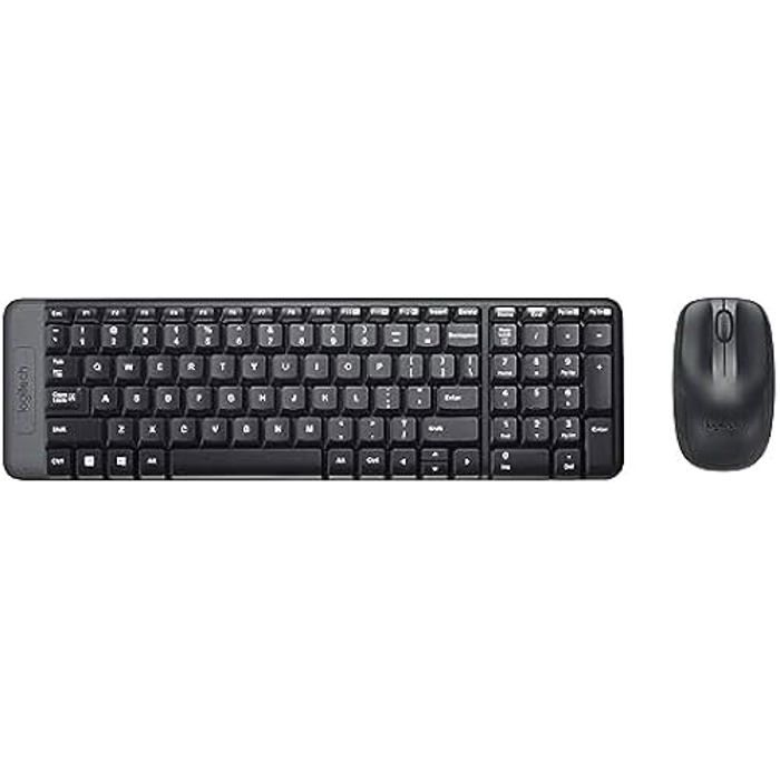 Logitech Wireless Combo MK220 clavier incluse Bureau RF sans fil QWERTY Grec Neuf - vue 2