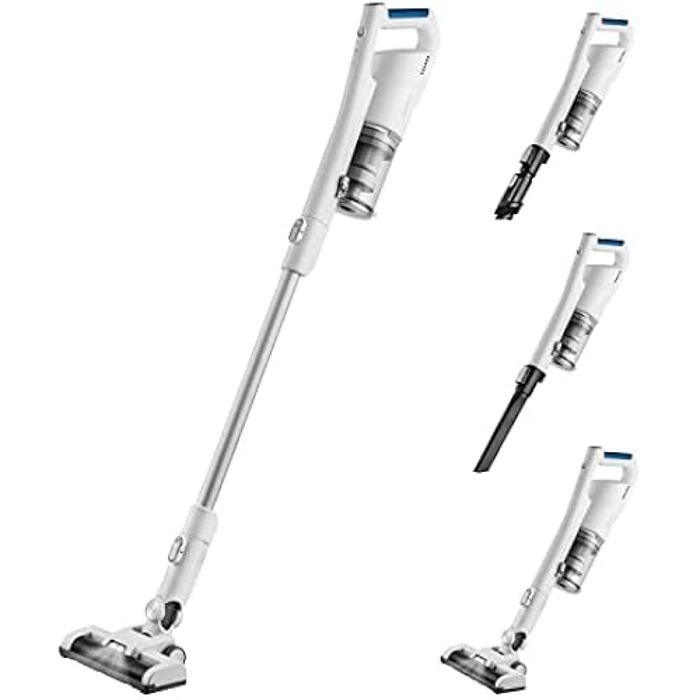 Aspirateur balai MIDEA MCS2021WB - Sans fil léger et puissant - 45 min dautonomie - Blanc - Midea