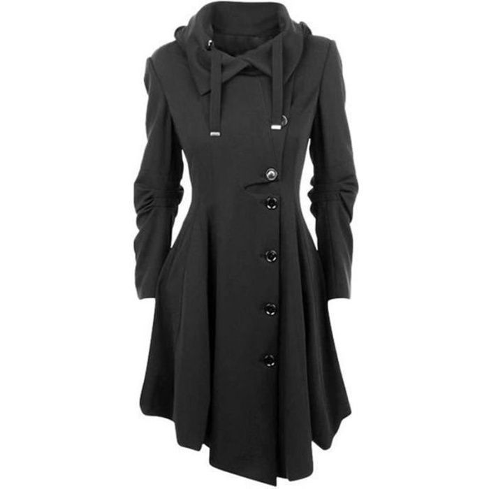 manteau long et chaud pour femme