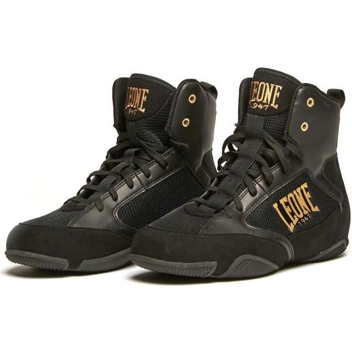 Chaussures de boxe de boxe Leone premium - noir - Cdiscount Sport