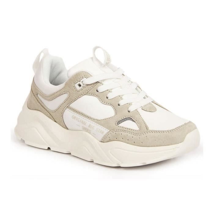 basket blanche etoile