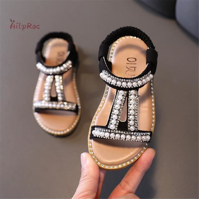 Sandales Princesse Pour Bébé Fille - Avec Nœud Papillon, Antidérapantes, Tailles 0-18 Mois, été