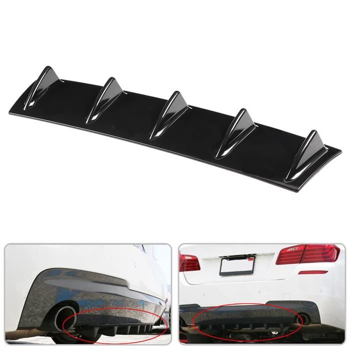 2 Ailerons Aérodynamiques Universels Moto - Rouge, Plastique, Décoration Adhésive