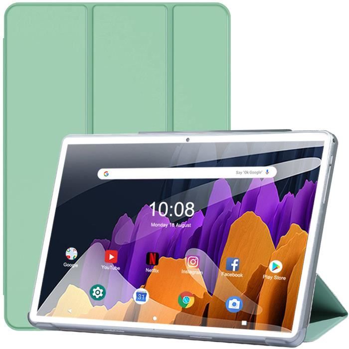 Tablette 10 Pouces Android 11 Tablette, 4 Go RAM 64 Go ROM, Caméra