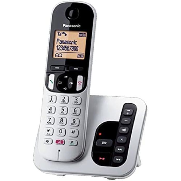Téléphone sans Fil numérique PANASONIC KX TGC260JTS avec Messagerie téléphonique Mains Libres et écran Lumineux - vue 2