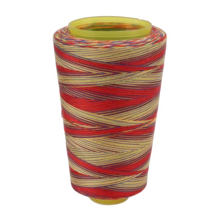 Fil à Broder Panaché CABODYALS - 12 Écheveaux - 96 M - Multicolore Pour Broderie Et DIY