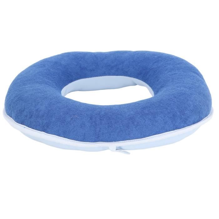 Coussin De Chaise Rond En Mousse Mémoire - 30x30 Cm - Housse Polyester - Pour Tabouret, Salle à Manger, Bureau - Gris