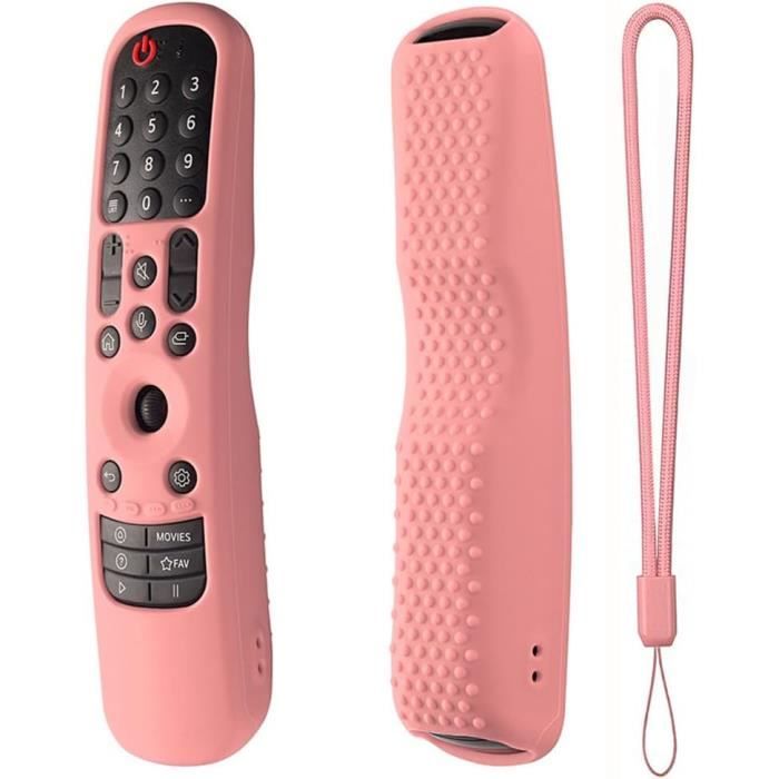 Copri Telecomando Lg Custodia Silicone Per Telecomando LG Serie MR20, Nera, Antiscivolo E Resistente Agli Urti, Compatibile Con 13 Modelli Compatibile Vari Modelli Lg
