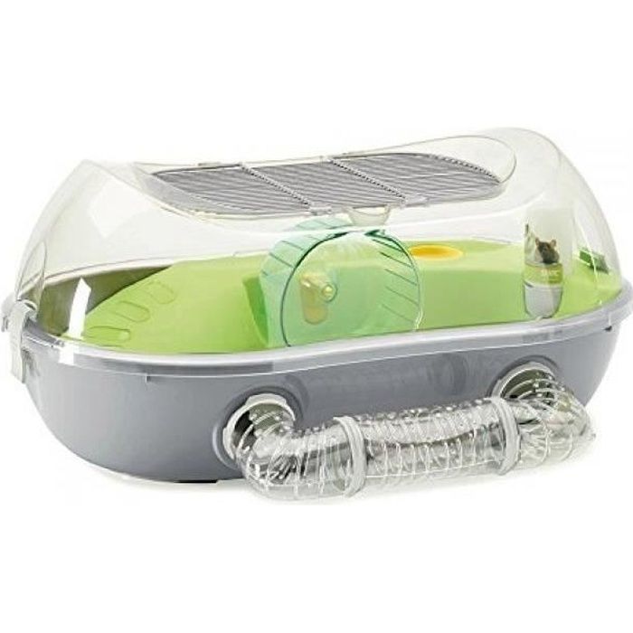 Meilleurs prix pour Cage SPELOS METRO XL grise 59 x 37 x 26 cm Hamster