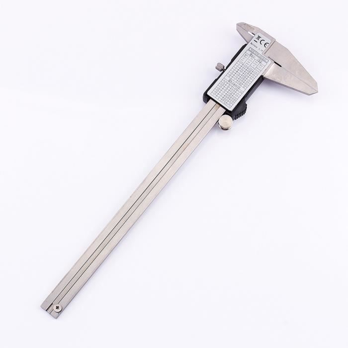 Pied à Coulisse Numérique 150mm IP54 - Acier Inoxydable Écran LCD Précision 0.01mm Mesure