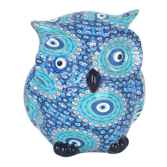 Porte-ustensiles Hibou En Céramique – Violet, 12.44 X 17.01 X 10.16 Cm, Lavable Au Lave-vaisselle - 4