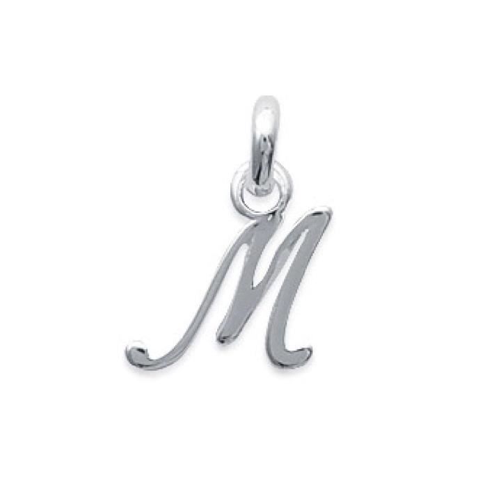NOUVEAU Pendentif FEMME Initiale Lettre N ARGENT Neuf