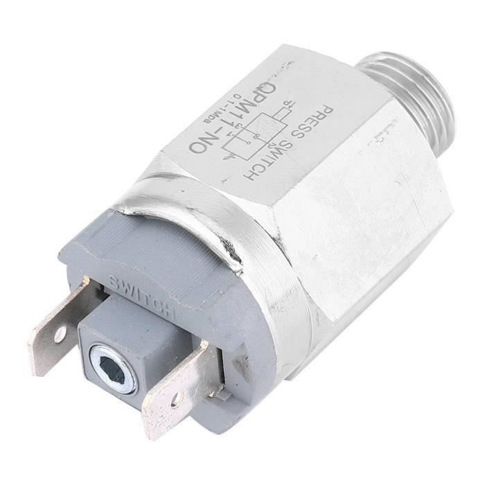 Pressostat D'Air Réglable QPM11-NC G1/4 0.1-1.0MPa AC220V - Contrôleur Pression Normalement Fermé IP54