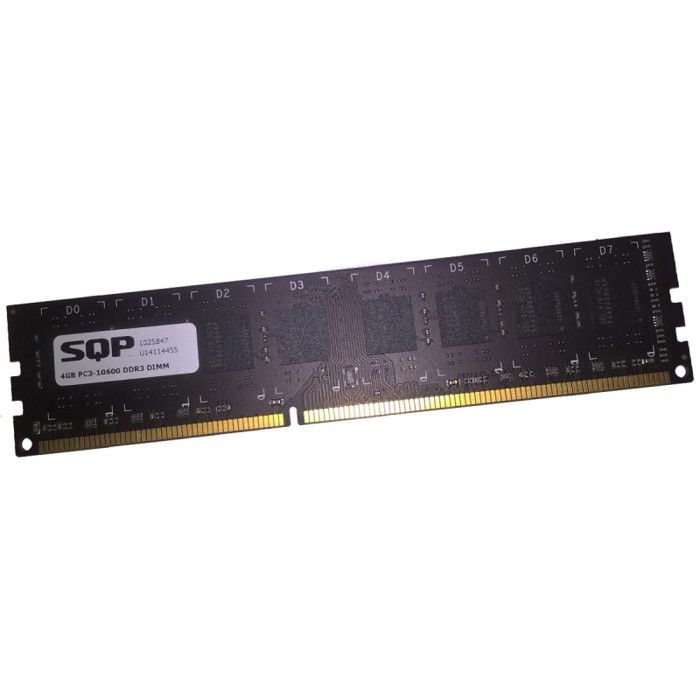 4Go Ram PC Bureau Sqp Ddr3Pc1333-4G Ddr3 Pc3-10600U 240Pin 1333Mhz 2Rx8 1.5V Cl9
