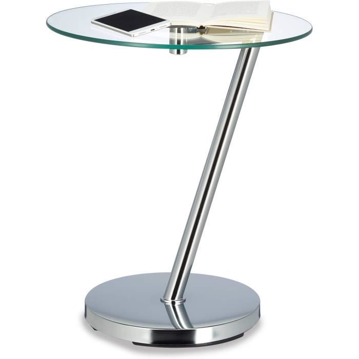 IPOTIUS Ronde Table de Salle à Manger scandinave de 4 personnes blanc