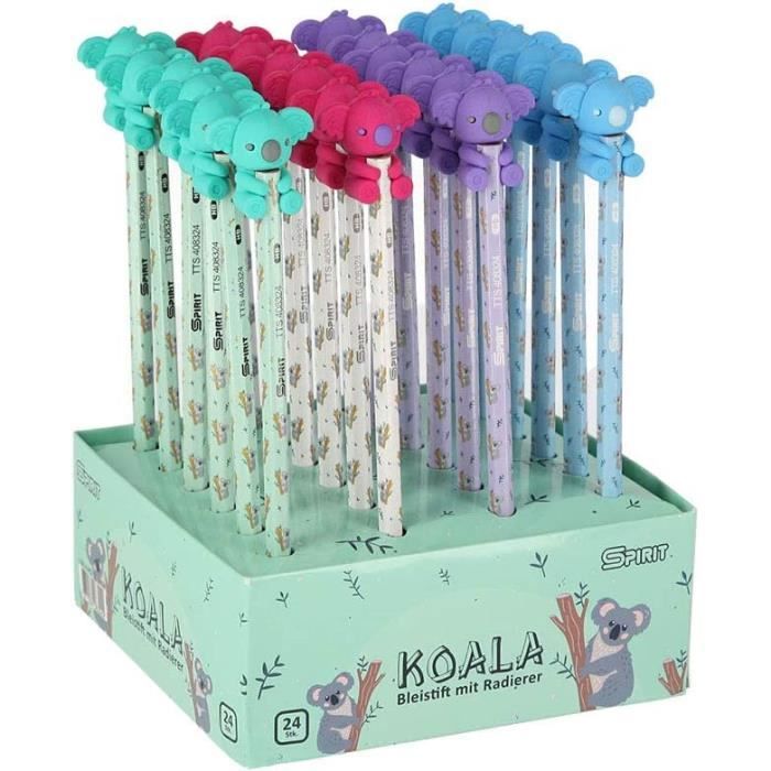Cadeaux de Classe | Crayons HB Avec Gommes Petits de Récompense