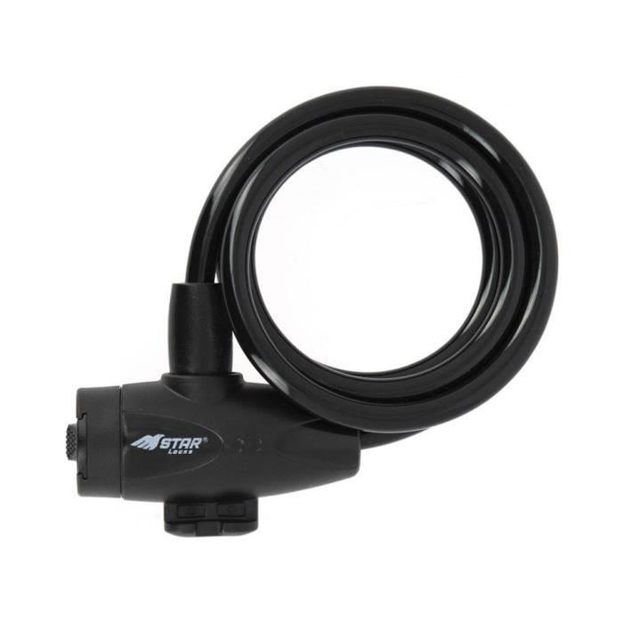 Antivol Vélo Câble Acier Avec Clé - 1.2 Mètres (4 Pieds), Marque Alston