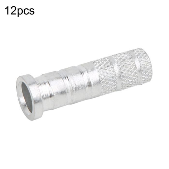 Inserts Aluminium Base Flèche 6,2mm - 12 Pièces Pour Flèches Carbone Haute Précision