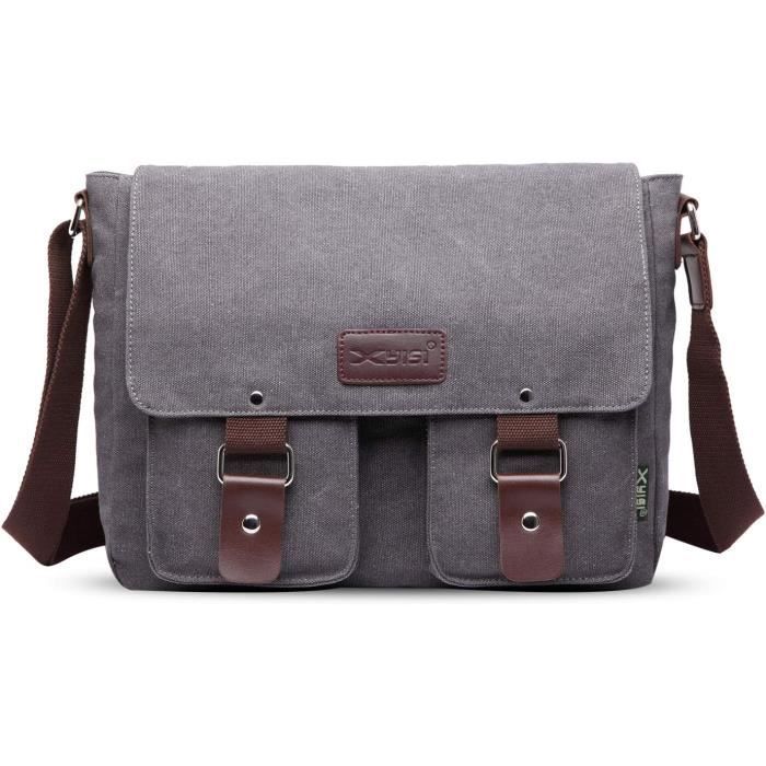 Sac Bandoulière En Cuir Farmhood Nashville Brown 2 - Neuf Avec étiquettes - Modèle FH02003