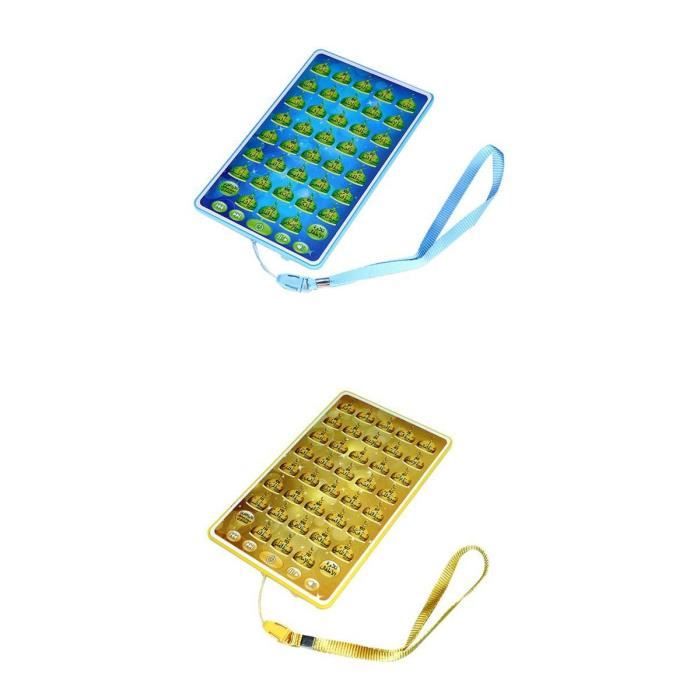 Lot De 2 Enfant Arabe Tablette Apprentissage Islamique Coran Jouet Musulman Coran Education Jaune Bleu Cdiscount Jeux Jouets