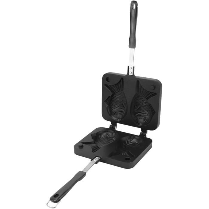 EIF Gaufrier En Forme De Poisson Gaufrier De Gâteau Forme De Poisson Taiyaki Poêle Double