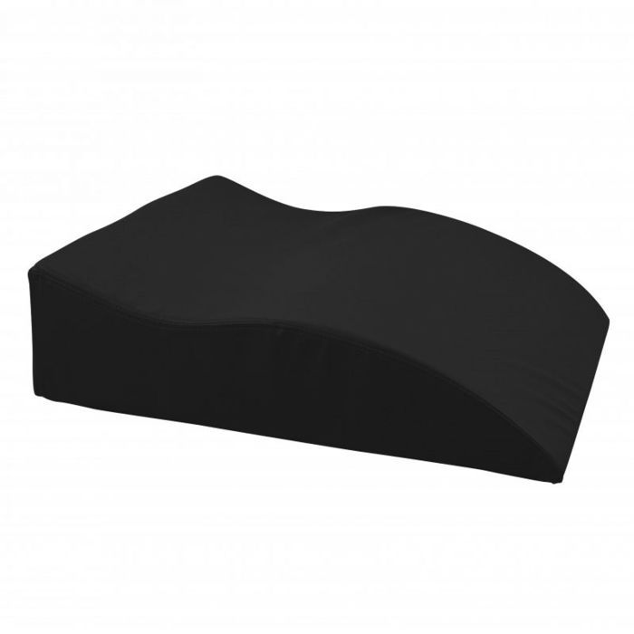Coussin bleu /à moiti/é rond pour table de massage