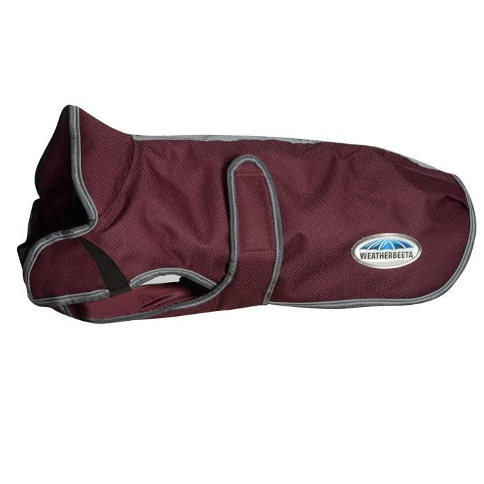 Meilleurs prix pour Manteau pour chien Weatherbeeta ComFiTec Premier Free Duo Deluxe Parka - maroon/grey/white - 30 cm