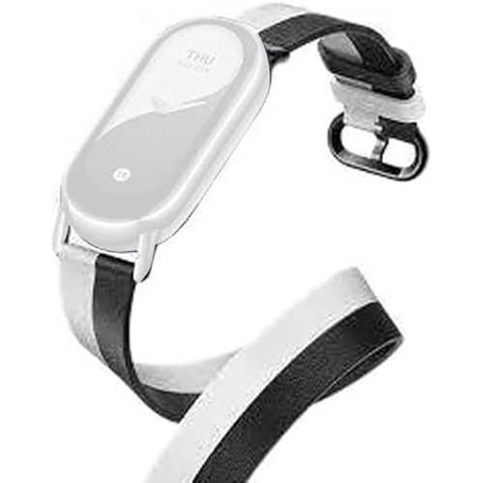 Bracelet pour Montre Xiaomi BHR7311GL Blanc Noir - Données de suivi - Alarme vibrante - Interface sans fil