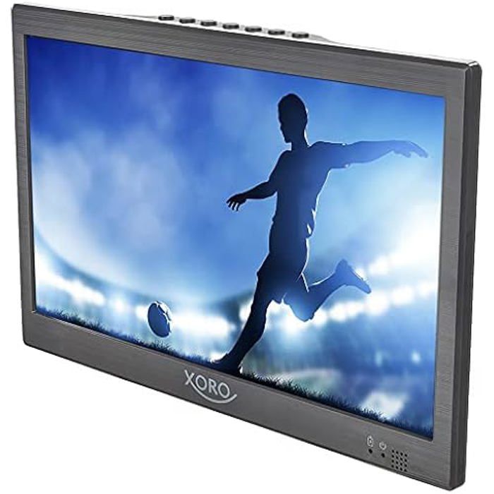 Téléviseur Xoro Portatile XORO 28 po Noir Full HD Wi Fi Smart TV Écran incurvé HDR